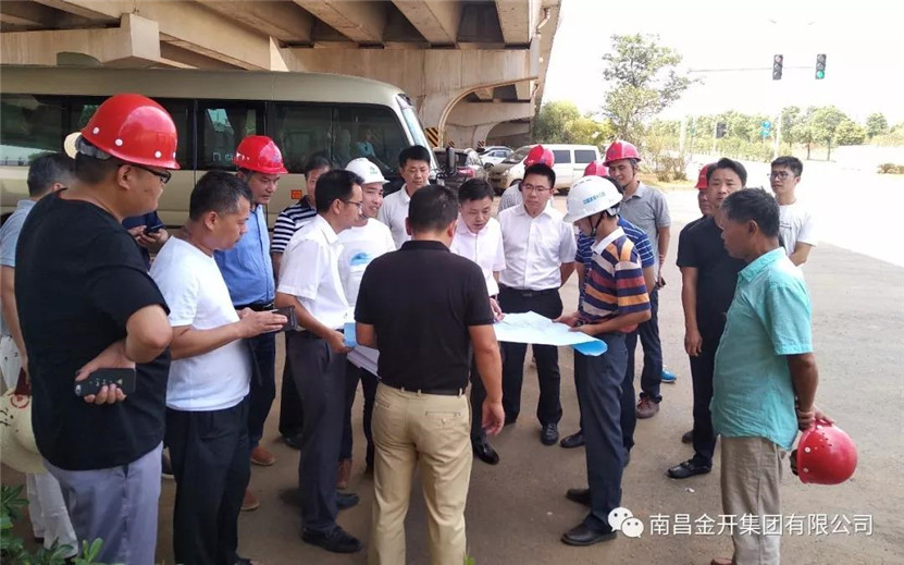 区党工委副书记程建兵现场调研儒乐湖片区在建项目