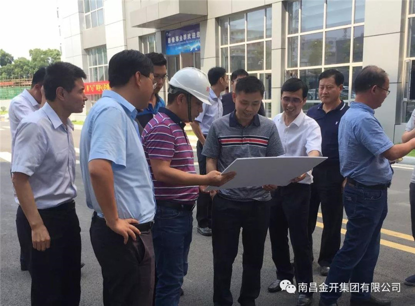 区党工委副书记程建兵现场调研标准厂房项目