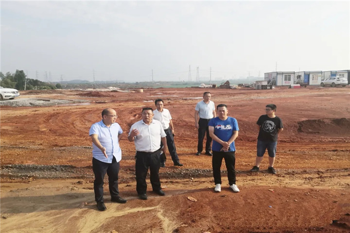 金开星空体育在线官网首页_星空体育（中国）党委委员熊永赋深入儒乐湖片区调研项目建设情况