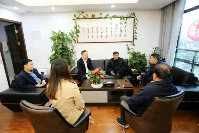 滨江宾馆纪委书记、副总经理胡志刚一行受邀来访星空体育在线官网首页_星空体育（中国）洽谈